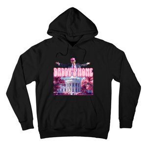 America Back DaddyS Home Trump Pink 2024 Hoodie