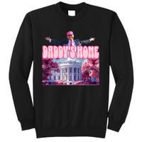 America Back DaddyS Home Trump Pink 2024 Sweatshirt