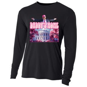 America Back DaddyS Home Trump Pink 2024 Cooling Performance Long Sleeve Crew