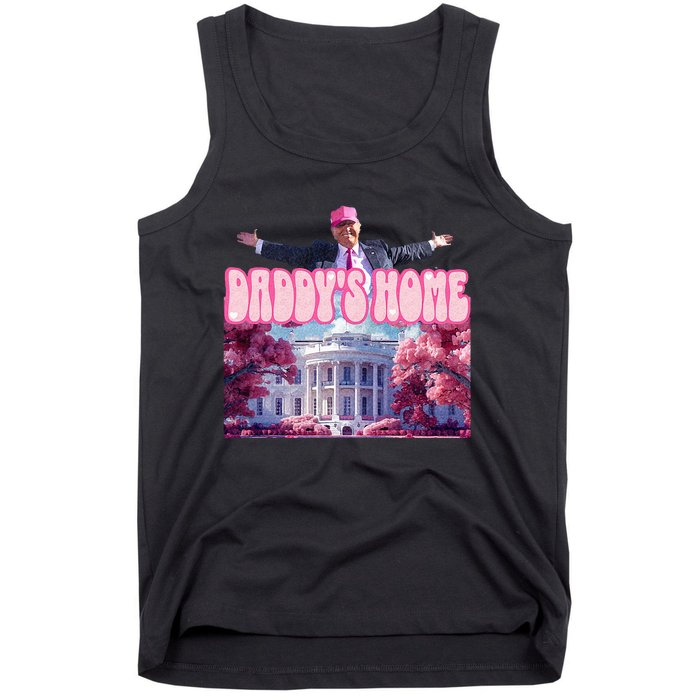 America Back DaddyS Home Trump Pink 2024 Tank Top