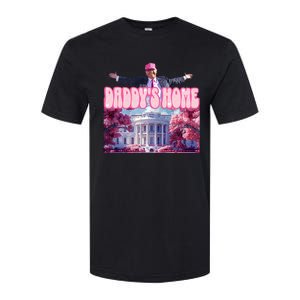 America Back DaddyS Home Trump Pink 2024 Softstyle CVC T-Shirt