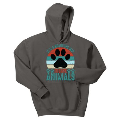 A Beautiful Day To Save Animals Rescue Animals Kids Hoodie