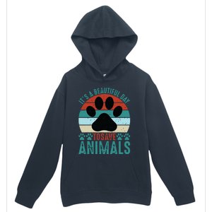 A Beautiful Day To Save Animals Rescue Animals Urban Pullover Hoodie