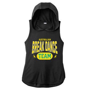 Australian Break Dance Costume Outfit For Halloween Ladies PosiCharge Tri-Blend Wicking Draft Hoodie Tank