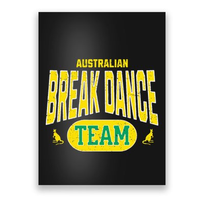 Australian Break Dance Costume Outfit For Halloween Poster