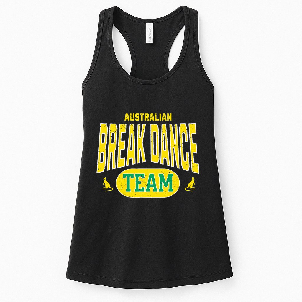 Australian Break Dance Costume Outfit For Halloween Womens Tank Top