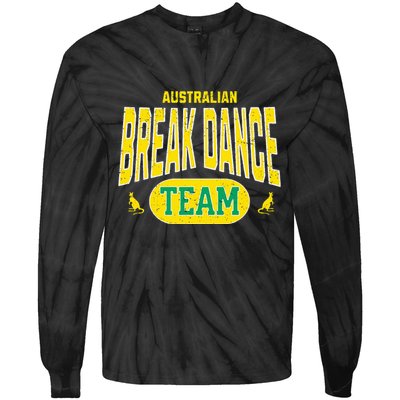 Australian Break Dance Costume Outfit For Halloween Tie-Dye Long Sleeve Shirt