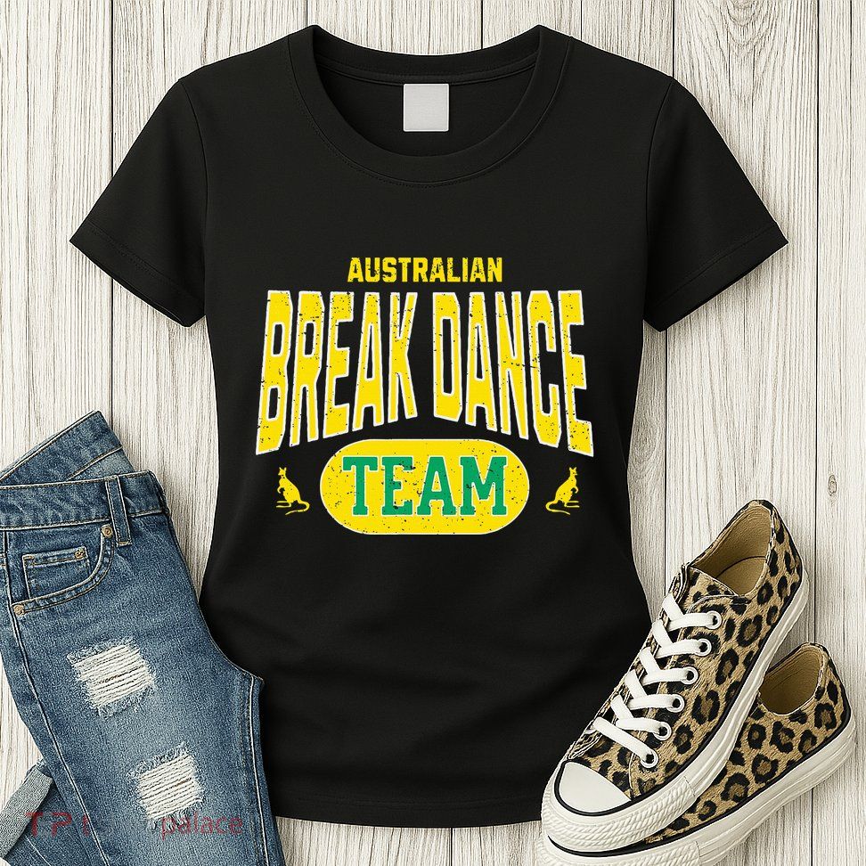 Australian Break Dance Costume Outfit For Halloween Womens T-Shirt