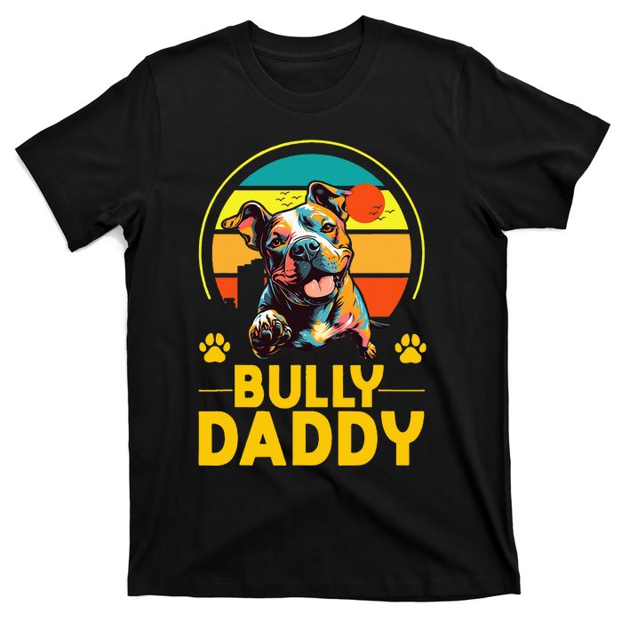 American Bully Daddy Proud Canine Dog Father T-Shirt