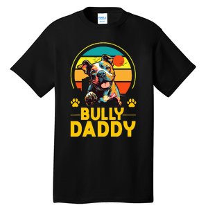 American Bully Daddy Proud Canine Dog Father Tall T-Shirt