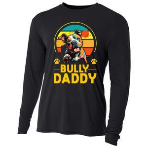 American Bully Daddy Proud Canine Dog Father Cooling Performance Long Sleeve Crew