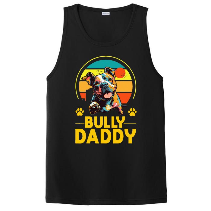 American Bully Daddy Proud Canine Dog Father PosiCharge Competitor Tank