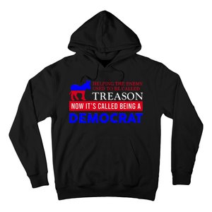 Anti Bi Den Helping The Enemy Used To Be Called Treason Hoodie