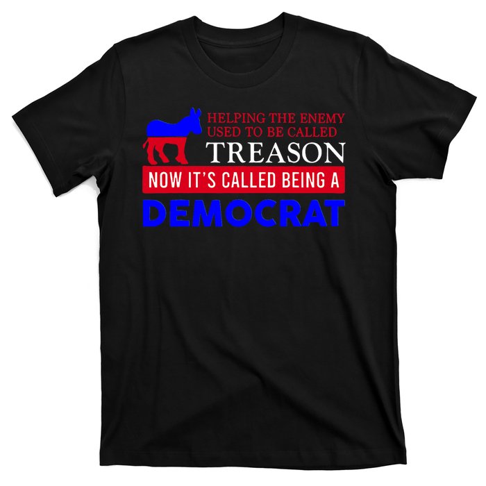 Anti Bi Den Helping The Enemy Used To Be Called Treason T-Shirt