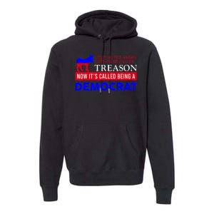 Anti Bi Den Helping The Enemy Used To Be Called Treason Premium Hoodie