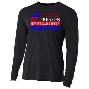 Anti Bi Den Helping The Enemy Used To Be Called Treason Cooling Performance Long Sleeve Crew