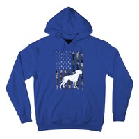 American Bulldog Dog Dad Mom Camouflage Usa Flag Great Gift Hoodie