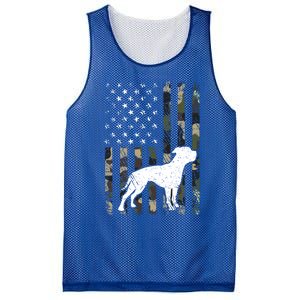 American Bulldog Dog Dad Mom Camouflage Usa Flag Great Gift Mesh Reversible Basketball Jersey Tank