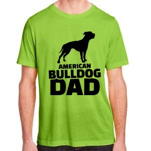 American Bulldog Dad Gift Adult ChromaSoft Performance T-Shirt