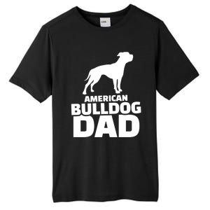 American Bulldog Dad Gift Tall Fusion ChromaSoft Performance T-Shirt