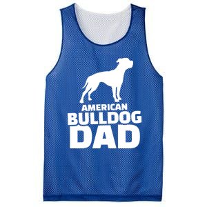 American Bulldog Dad Gift Mesh Reversible Basketball Jersey Tank