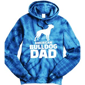 American Bulldog Dad Gift Tie Dye Hoodie