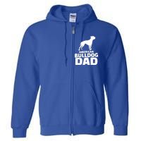 American Bulldog Dad Gift Full Zip Hoodie