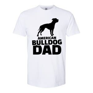 American Bulldog Dad Gift Softstyle CVC T-Shirt