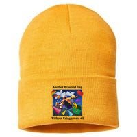 Another Beautiful Day Without Using Y=Mx+B Sustainable Knit Beanie