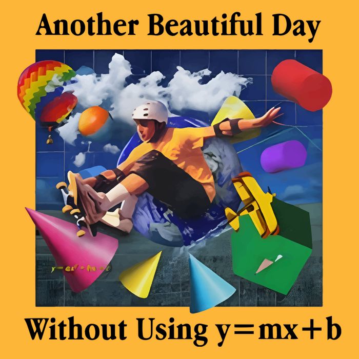 Another Beautiful Day Without Using Y=Mx+B Sustainable Knit Beanie