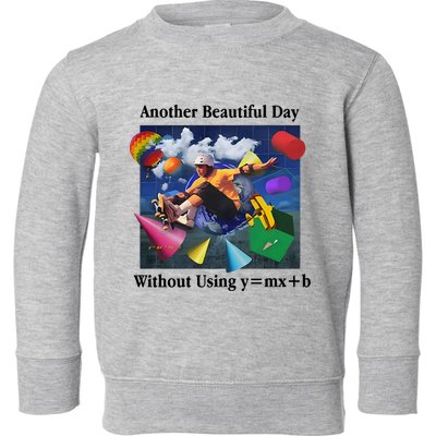 Another Beautiful Day Without Using Y=Mx+B Toddler Sweatshirt