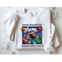 Another Beautiful Day Without Using Y=Mx+B Sweatshirt