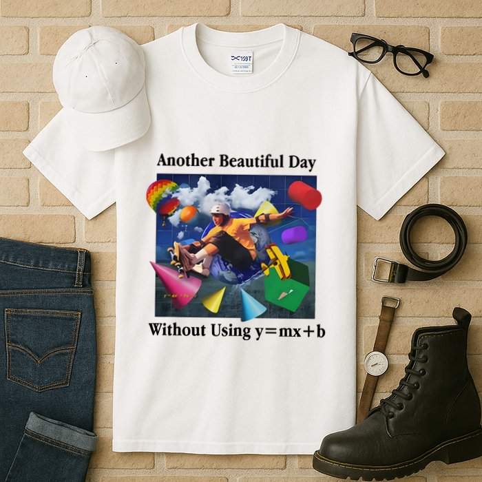 Another Beautiful Day Without Using Y=Mx+B Tall T-Shirt