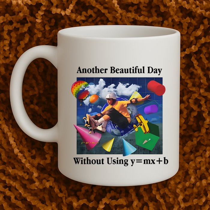 Another Beautiful Day Without Using Y=Mx+B Mug
