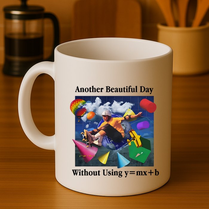 Another Beautiful Day Without Using Y=Mx+B Mug