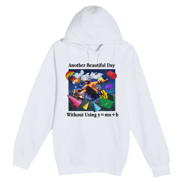 Another Beautiful Day Without Using Y=Mx+B Premium Pullover Hoodie