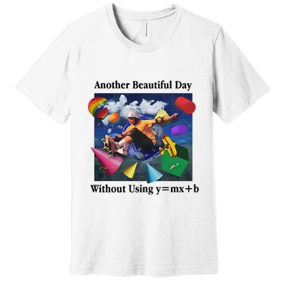 Another Beautiful Day Without Using Y=Mx+B Premium T-Shirt