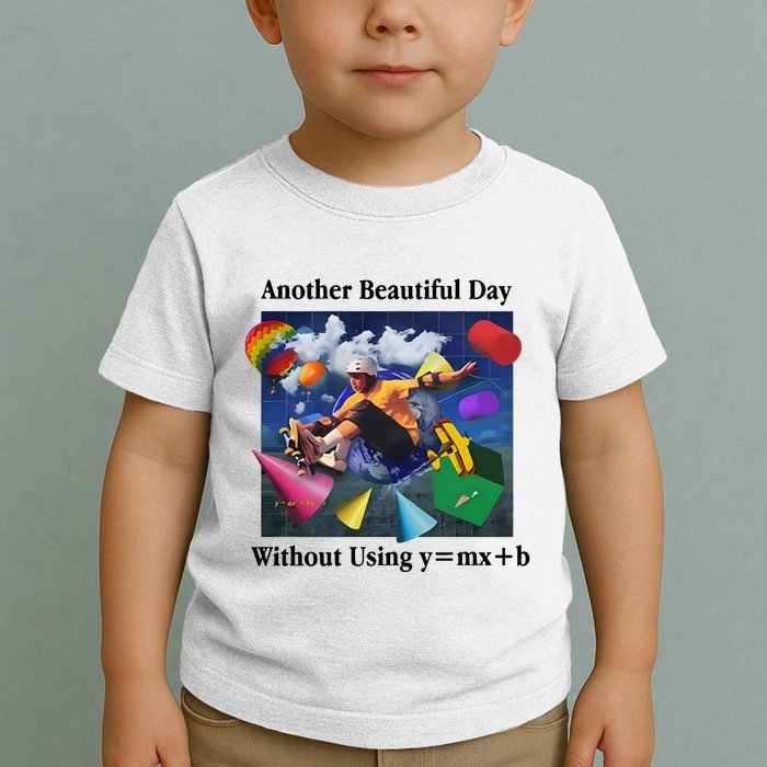Another Beautiful Day Without Using Y=Mx+B Toddler T-Shirt