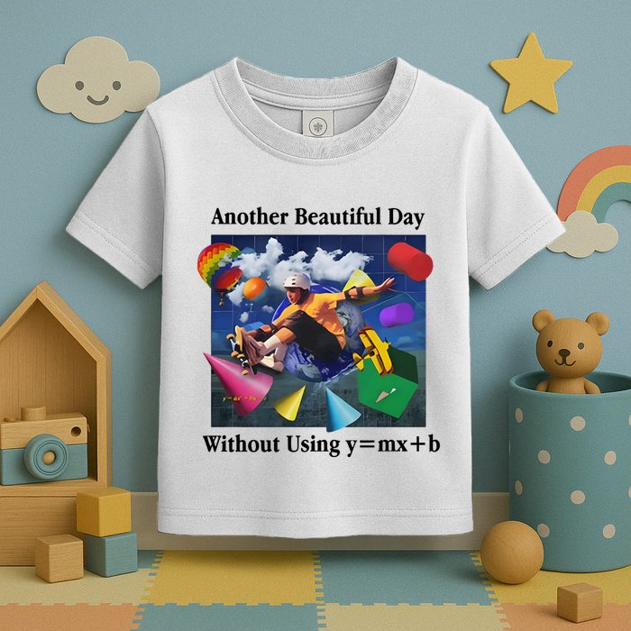 Another Beautiful Day Without Using Y=Mx+B Toddler T-Shirt