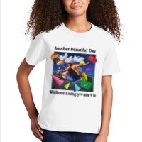 Another Beautiful Day Without Using Y=Mx+B Kids T-Shirt