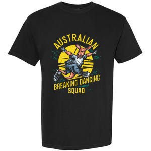 Australian Break Dancing Squad Kangaroo Garment-Dyed Heavyweight T-Shirt