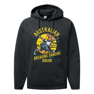 Australian Break Dancing Squad Kangaroo Performance Fleece Hoodie