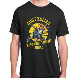 Australian Break Dancing Squad Kangaroo Adult ChromaSoft Performance T-Shirt