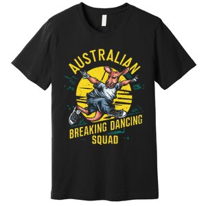 Australian Break Dancing Squad Kangaroo Premium T-Shirt