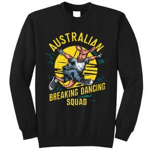 Australian Break Dancing Squad Kangaroo Tall Sweatshirt