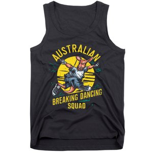 Australian Break Dancing Squad Kangaroo Tank Top