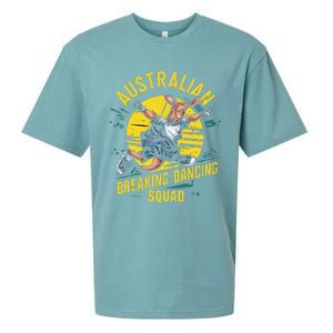 Australian Break Dancing Squad Kangaroo Sueded Cloud Jersey T-Shirt