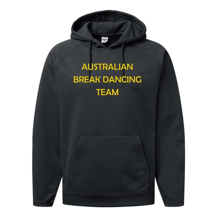 Australian Break Dance Team 2024 Performance Fleece Hoodie