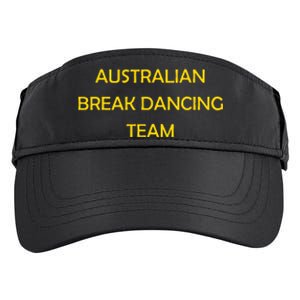 Australian Break Dance Team 2024 Adult Drive Performance Visor