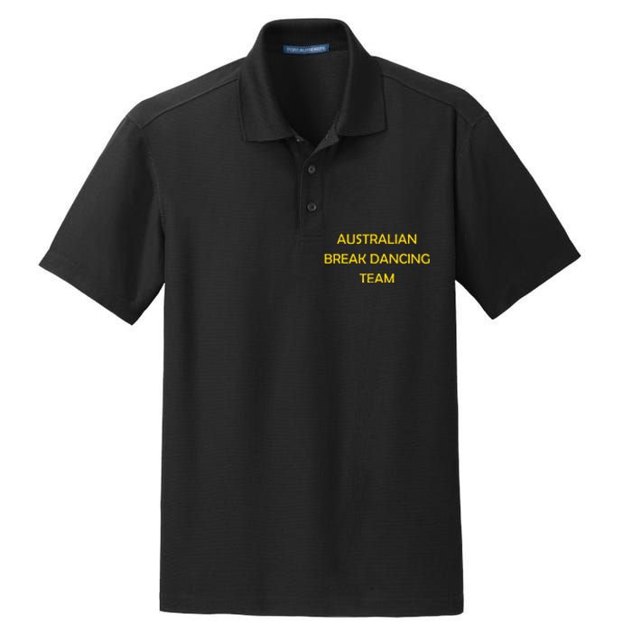 Australian Break Dance Team 2024 Dry Zone Grid Polo